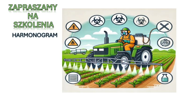 UDOSTĘPNIAMY  HARMONOGRAM SZKOLEŃ ZE STOSOWANIA ŚOR CHEMIZACYJNE